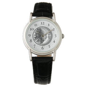 Sonne und Mond Armbanduhr