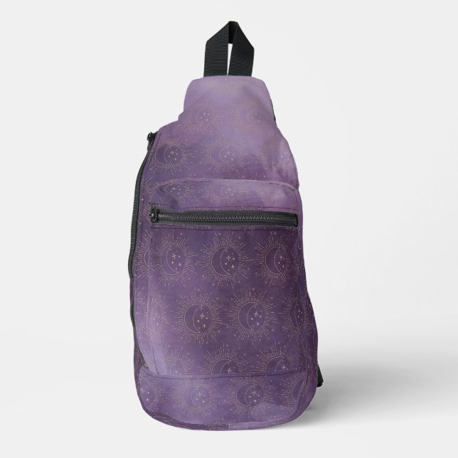 Sonne und Mond Crossbody Bag (Vorderseite)