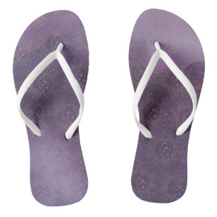 Sonne und Mond Flip Flops