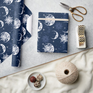 Sonne und Mond  Geschenkpapier