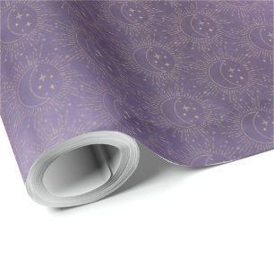 Sonne und Mond Geschenkpapier