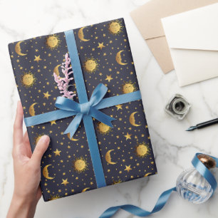 Sonne und Mond Geschenkpapier
