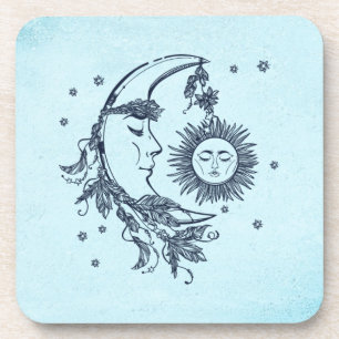 Sonne und Mond Getränkeuntersetzer