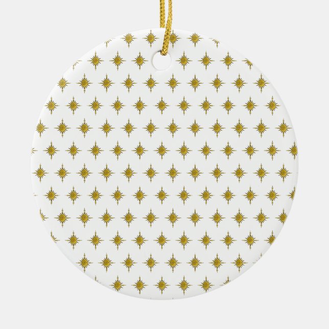 Sonne und Mond Keramik Ornament (Vorne)