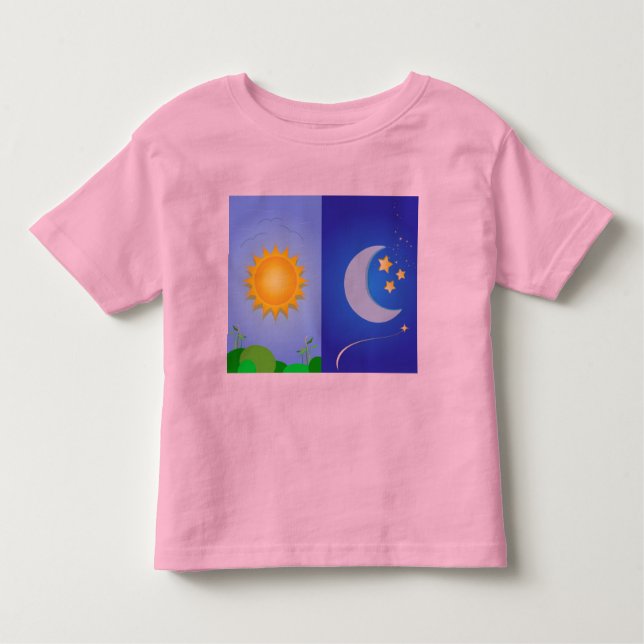 Sonne und Mond Kleinkind T-shirt (Vorderseite)