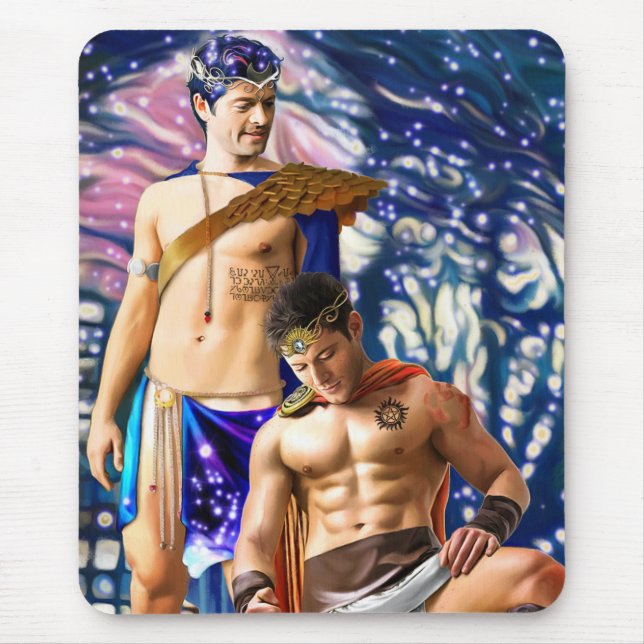 Sonne und Mond Mousepad (Vorne)