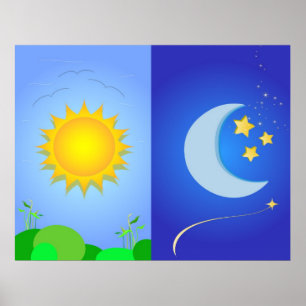Sonne und Mond Poster