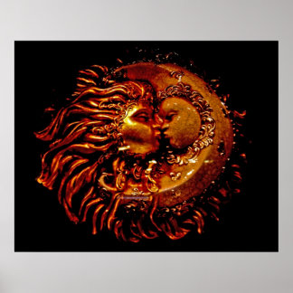 Sonne und Mond Poster