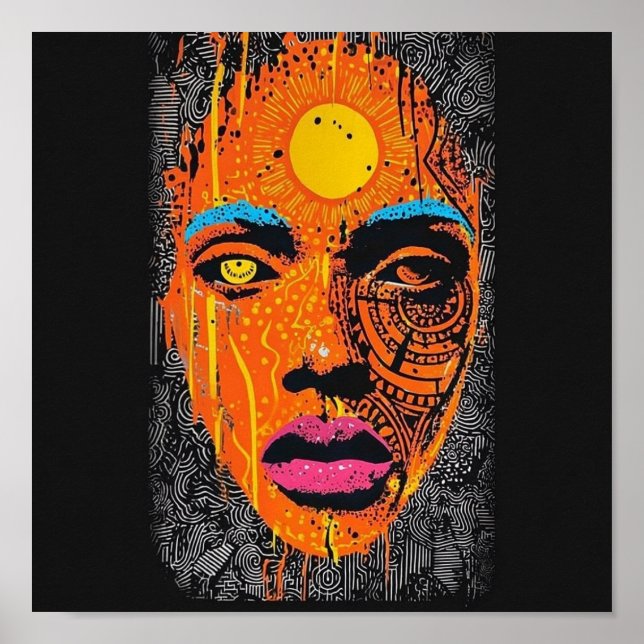 Sonne und Mond Poster (Vorne)