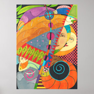 Sonne und Mond Poster