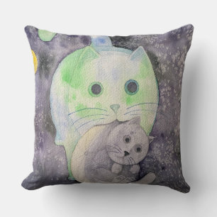 Sonne und Mond Reversible Pillow Kissen
