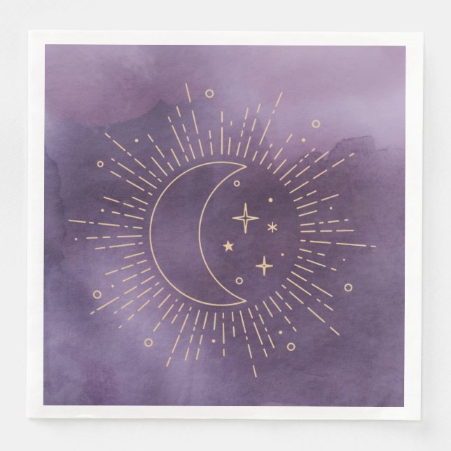 Sonne und Mond Serviette (Vorderseite)