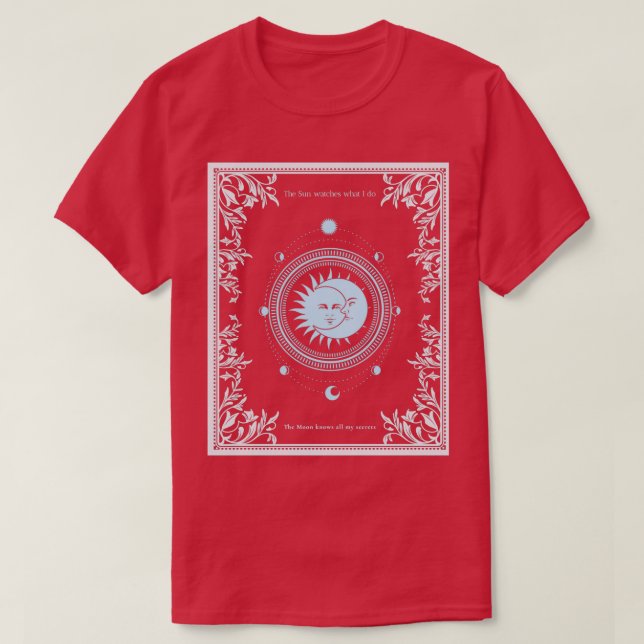 Sonne und Mond T-Shirt (Design vorne)