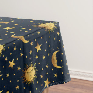 Sonne und Mond Tischdecke