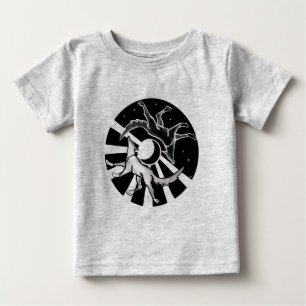 Sonne und Mondwölfe Baby T-shirt