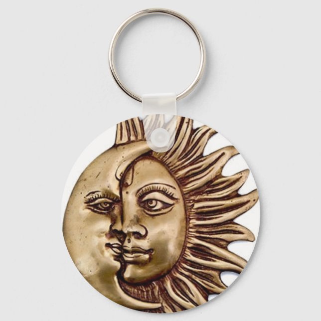 SONNE- UND MOONCHARME-DESIGN SCHLÜSSELANHÄNGER (Vorderseite)