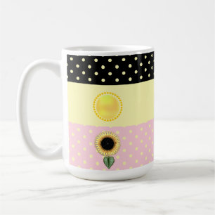 Sonne und Punkte Kaffeetasse
