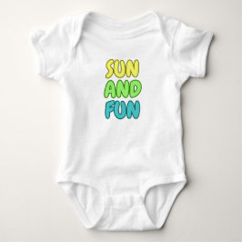 Sonne und Spaß Baby-Body Baby Strampler