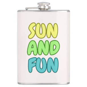 Sonne Und Spaß Flasche Flachmann