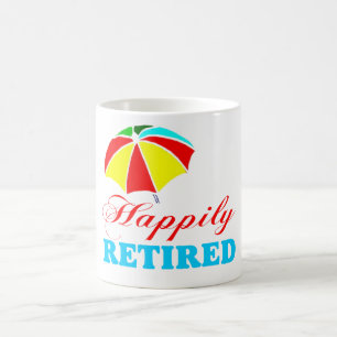 Sonne und Spaß für den glücklichen Ruhestand Kaffeetasse