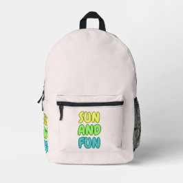 Sonne Und Spaß Rucksack
