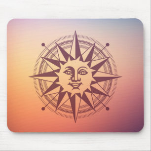 Sonne und Stern Mousepad
