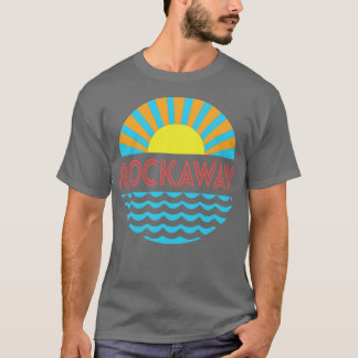 Sonne und Wellen am Strand von Rockaway T-Shirt