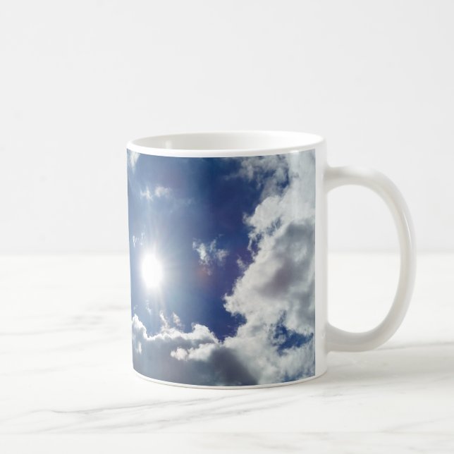 Sonne und Wolken Kaffeetasse (Rechts)