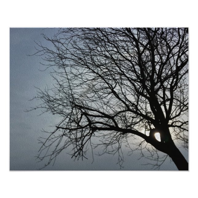 Sonne versteckt sich fotodruck (Vorne)