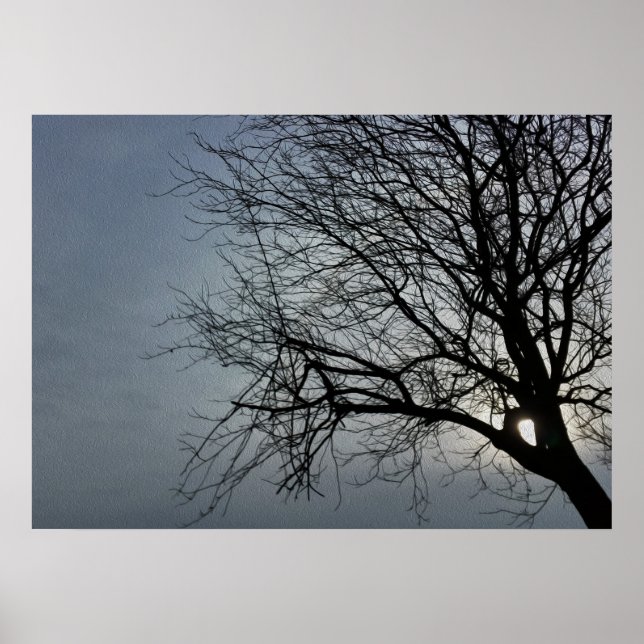 Sonne versteckt sich poster (Vorne)