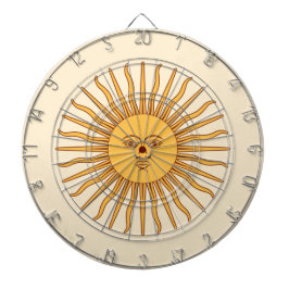 Sonne vom Mai Dartscheibe