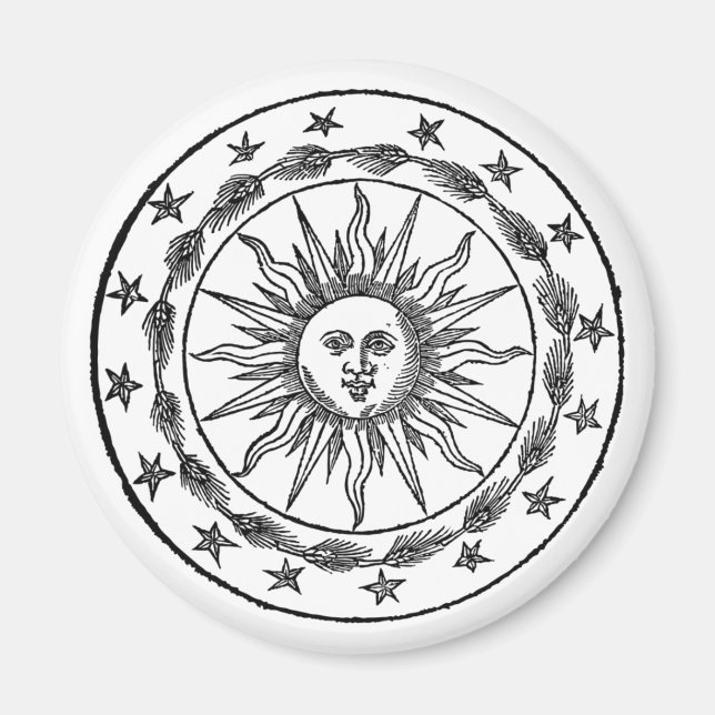 Sonne Wappen. Magnet (Vorne)