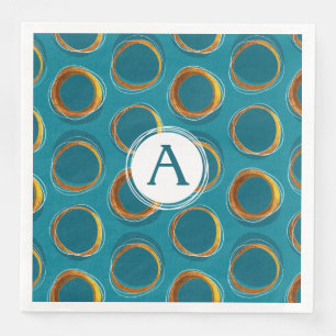 Sonnen Finsternis mid_-_Century Modern, Blue - and Serviette