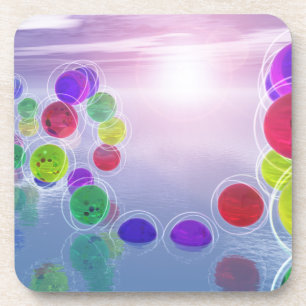 Sonnen in ihren Kursen Cork Untersetzer