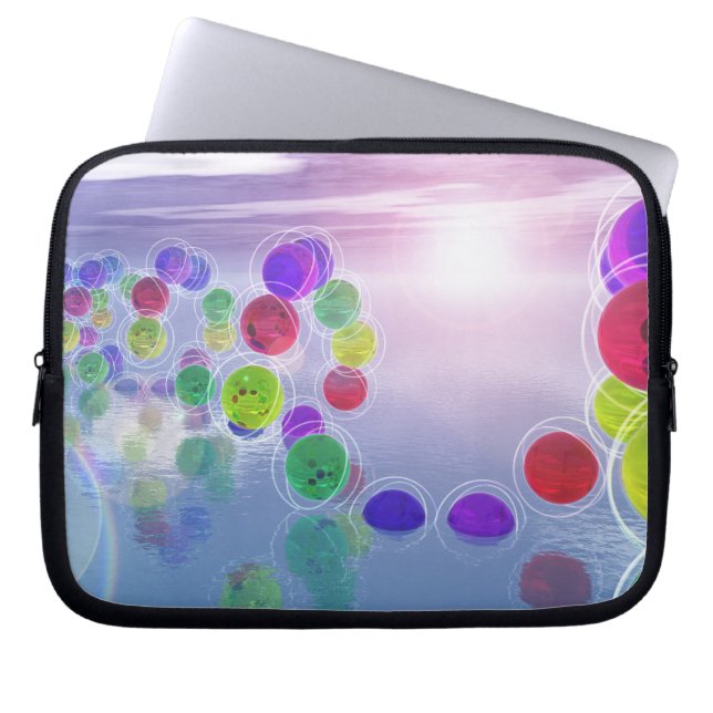 Sonnen in ihren Kursen Laptop-Sieb Laptopschutzhülle (Vorderseite)