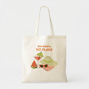 Sonnen, Sand & Keine Pläne Tote Bag – Hübsche Somm Tragetasche