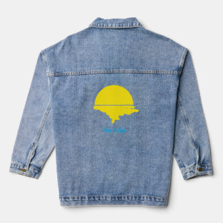Sonnen Sommerpause  Jeansjacke
