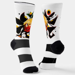 SONNEN! SONNENSCHEIN! :) SPOOKY HALOWEEN PUMPKIN S SOCKEN