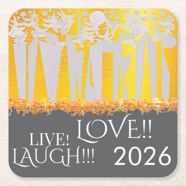 SONNEN! SONNENSCHEIN! URLAUB IM ZENTRALPARK! : RECHTECKIGER PAPPUNTERSETZER (Vorderseite)