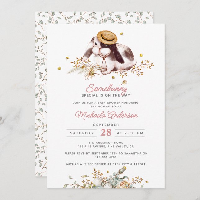 Sonnen-Special auf dem Weg Sonnendusche Einladung (Vorne/Hinten)