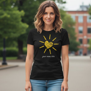 „Sonnen-T-Shirt – Helles und positives Shirt“ T-Shirt