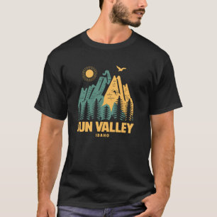 Sonnen-Tal-Berge Idaho Wandern im Freien Vintage T-Shirt