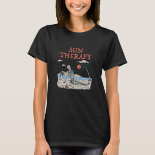 Sonnen Therapie Strand Sonnenbaden Ozean Bräunung T-Shirt