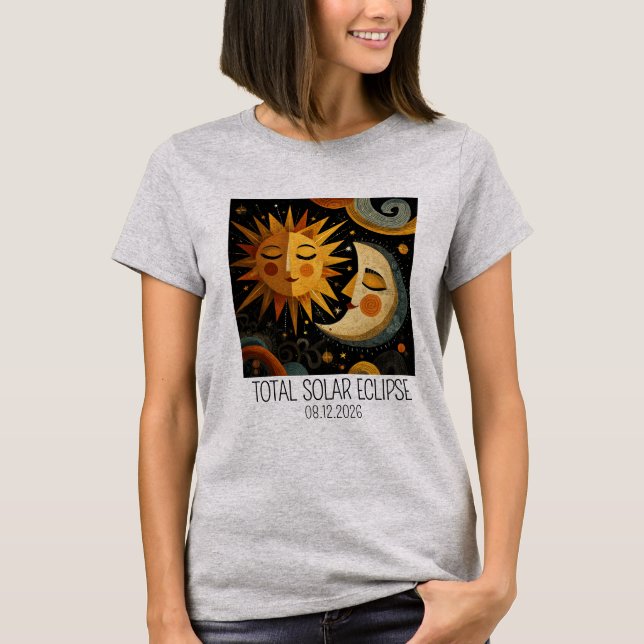 Sonnen- und Mondfinsternis T-Shirt (Vorderseite)