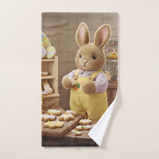 Sonnen- und Osterkekse Handtuch (Handtuch)
