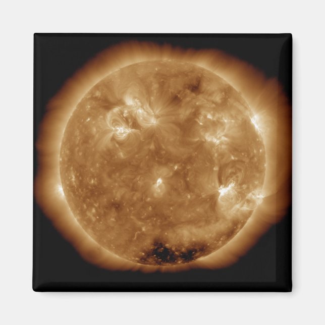 Sonnenaktivität auf der Sonne 5 Magnet (Vorne)