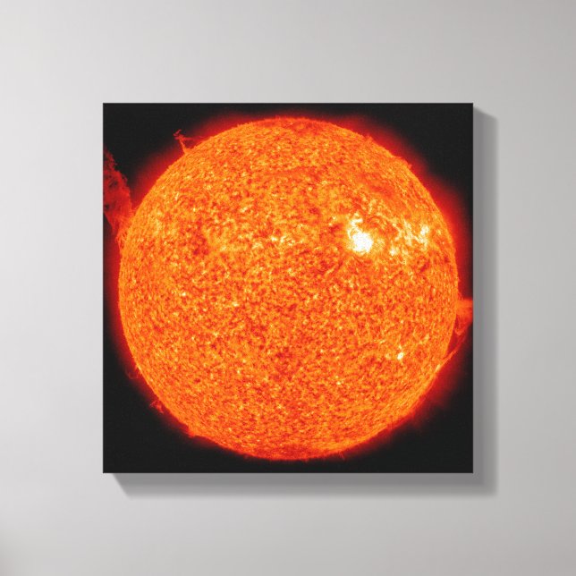 Sonnenaktivität Leinwanddruck (Vorderseite)