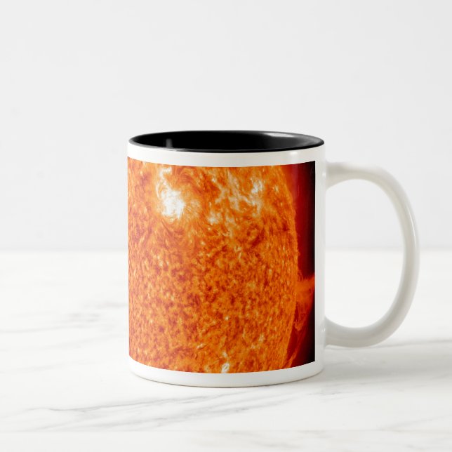 Sonnenaktivität Zweifarbige Tasse (Rechts)