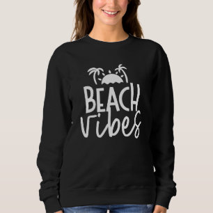 Sonnenanbetung und Palmen im Sommer Sweatshirt