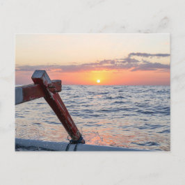 Sonnenaufgang am Bali Postkarte